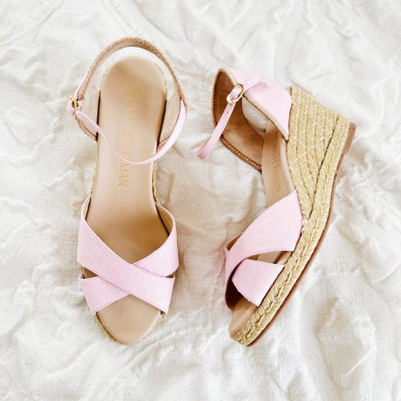 Stuart Weitzman Mirela Espadrille Wedges Size 11 - Picture 5 of 11